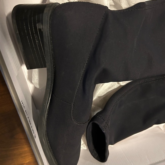 Vagabond Blanca Stretch Boots - size 6 - black textile stretch - Picture 6 of 7